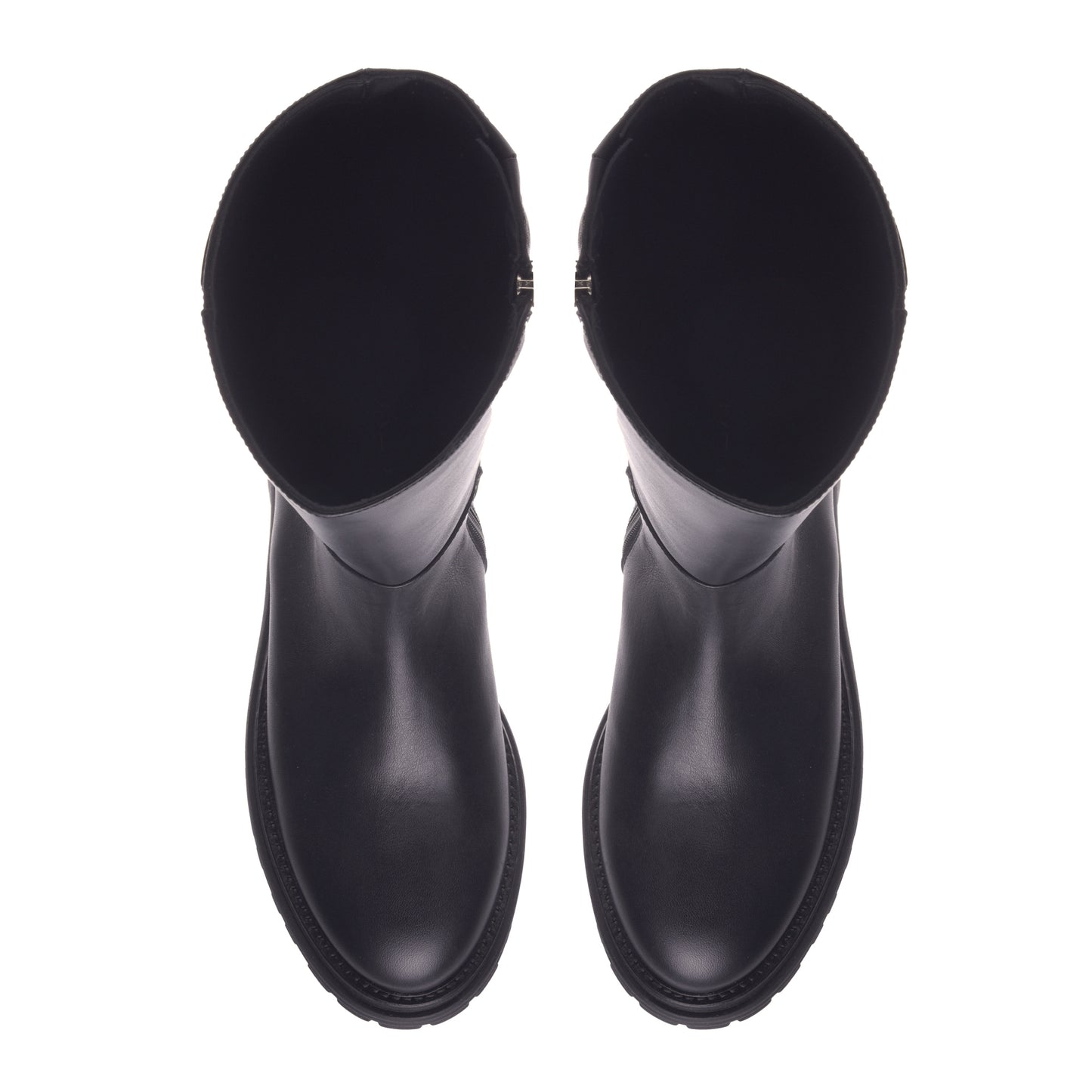 Stivali in pelle nera