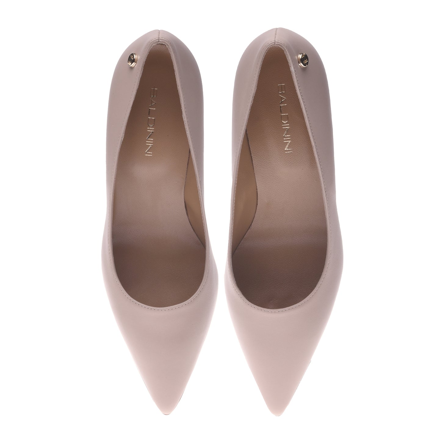 Décolleté in nappa color carne