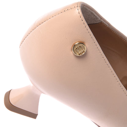 Décolleté in nappa color carne