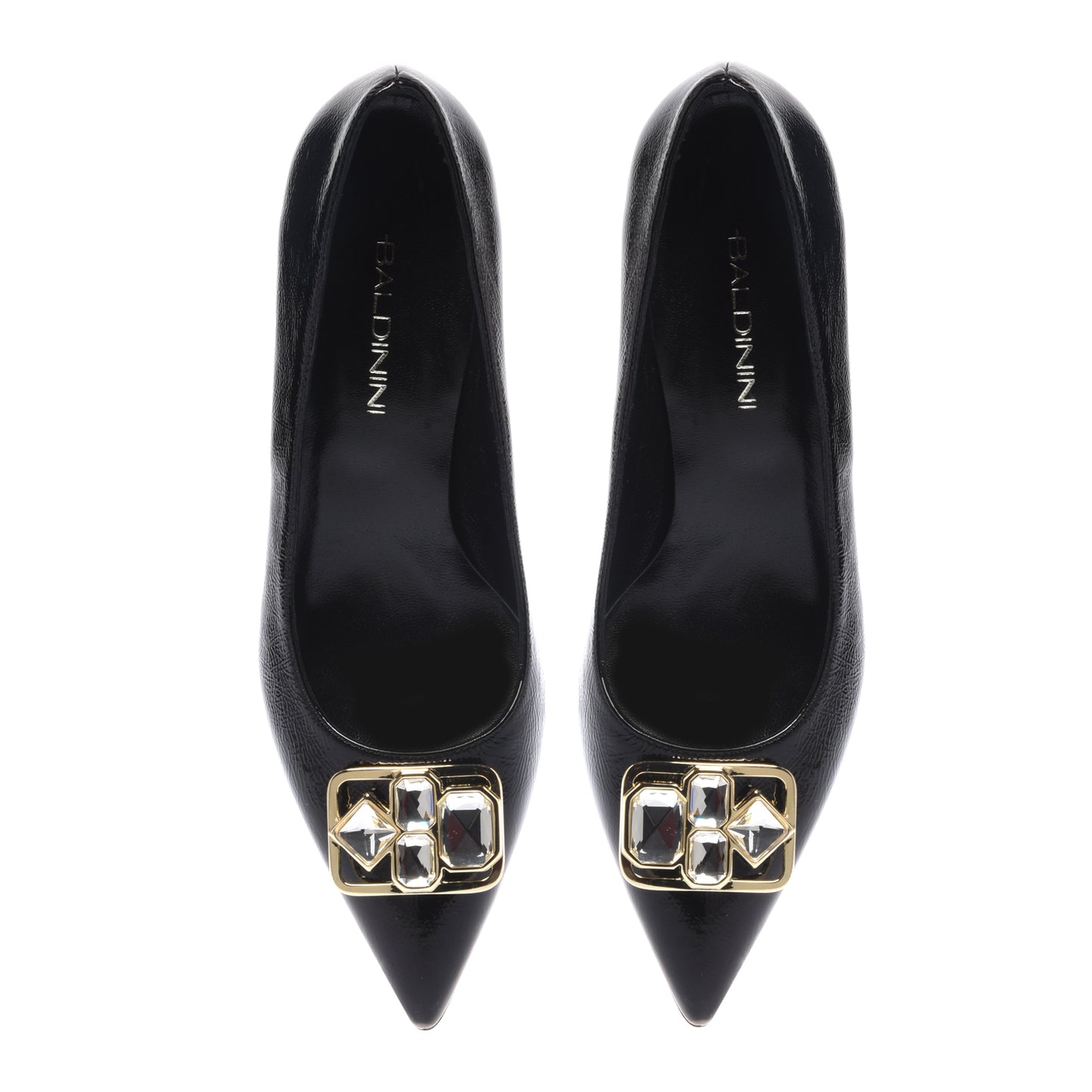 Escarpins noirs en naplak