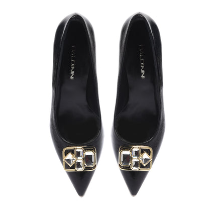 Escarpins noirs en naplak