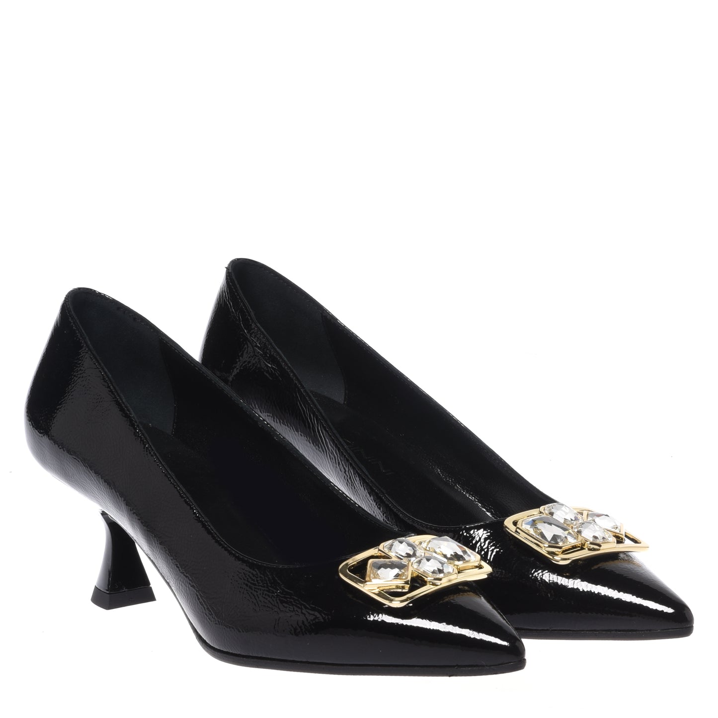Escarpins noirs en naplak