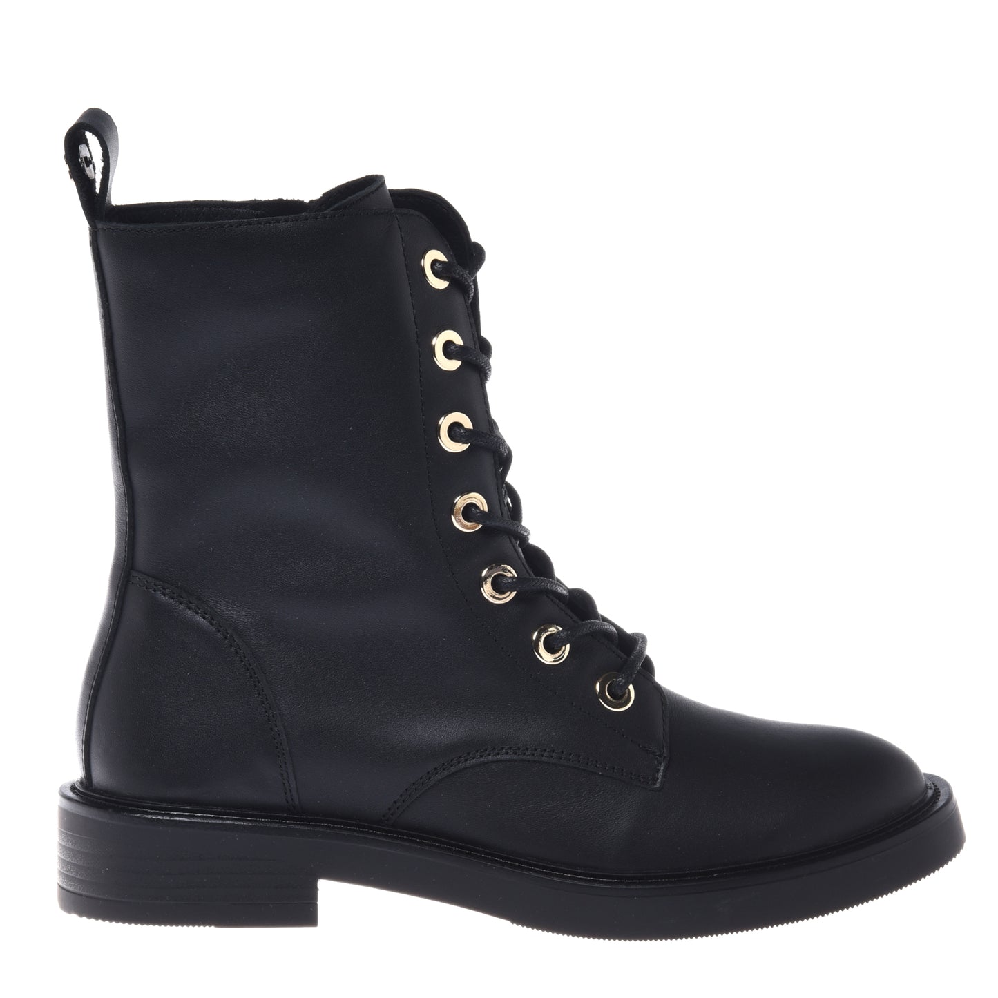 Botte en cuir noir