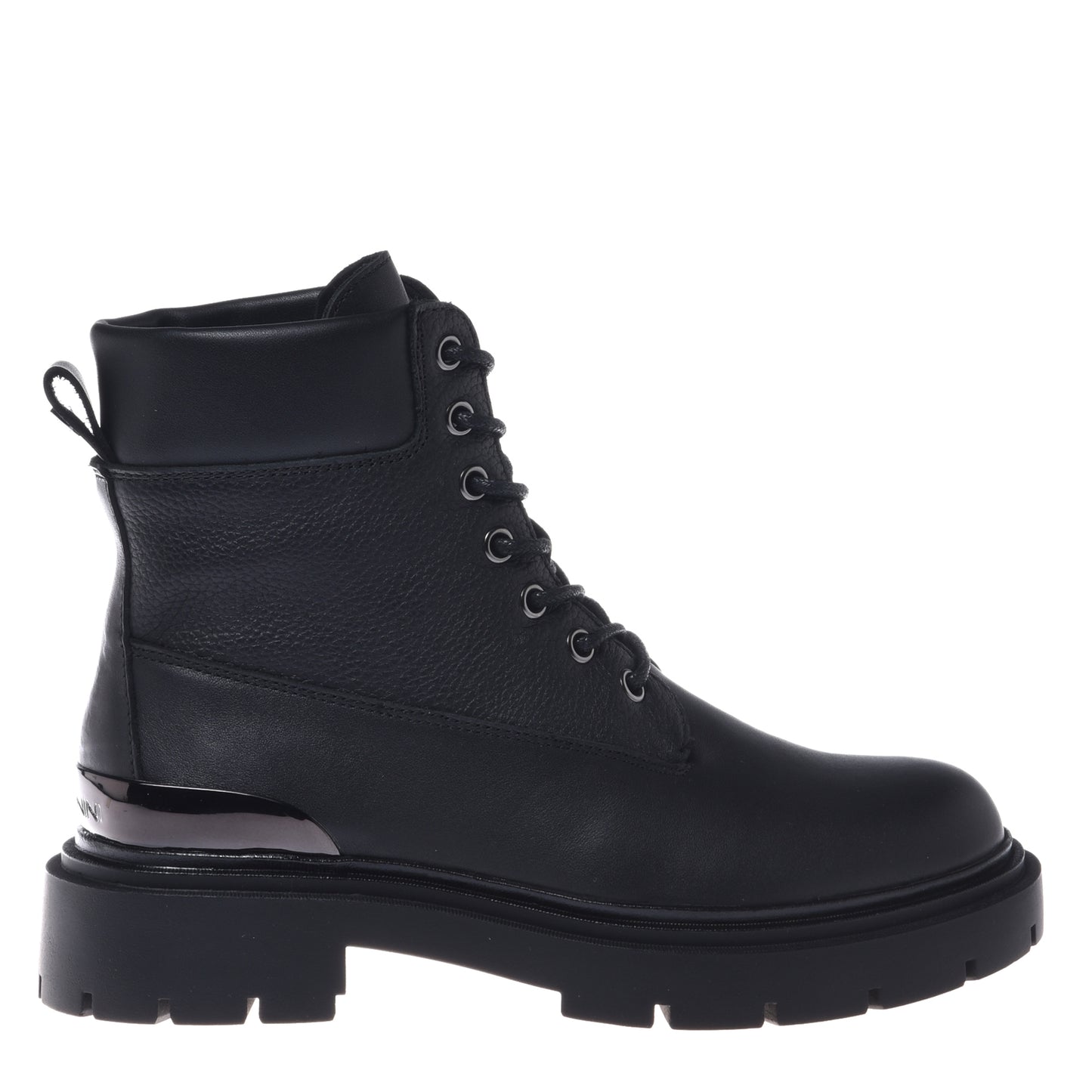 Botte en cuir noir