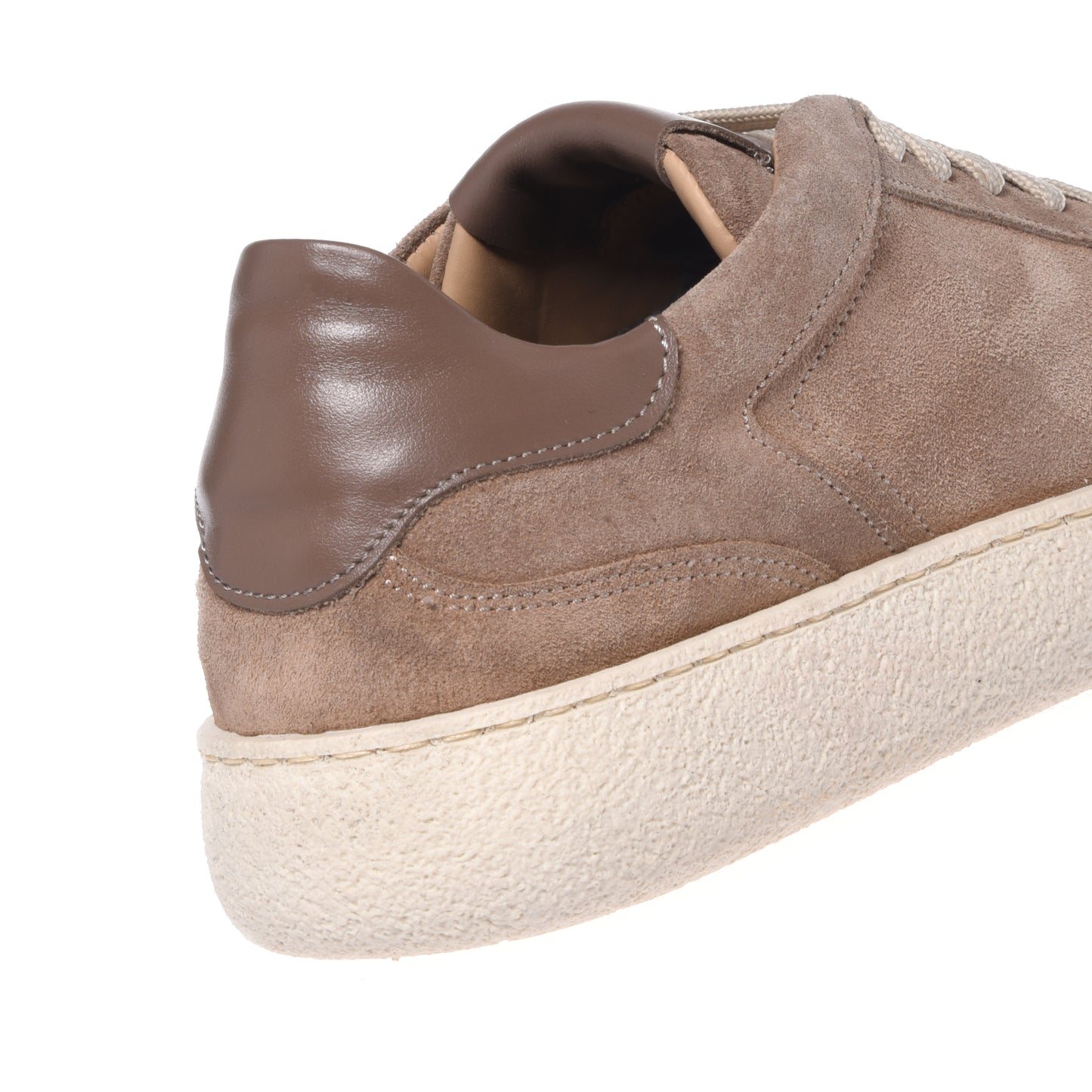 Beige suede sneakers