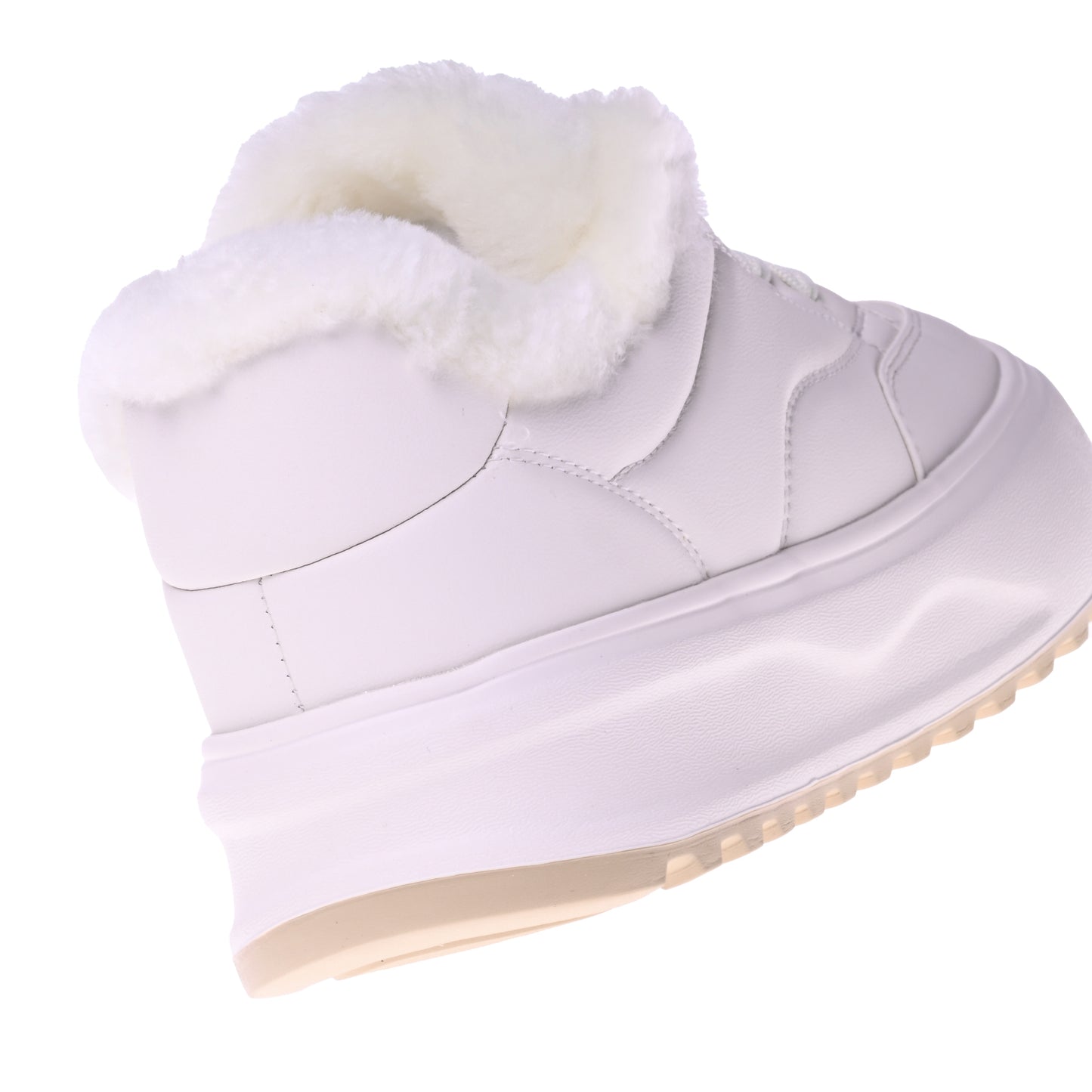 White leather sneaker