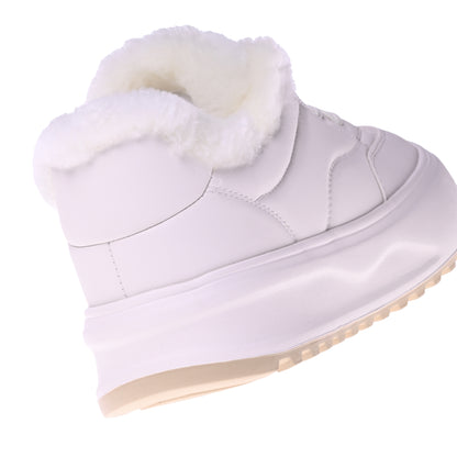 White leather sneaker