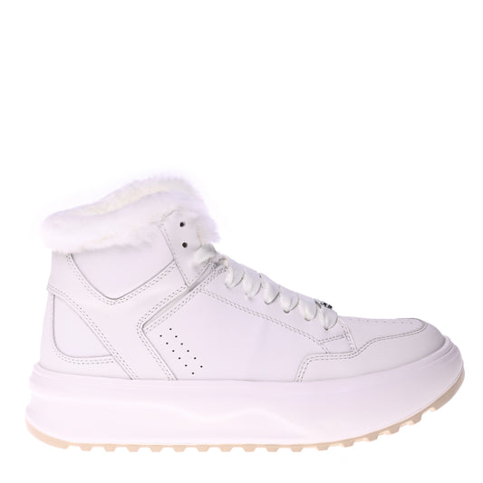 Sneaker in pelle bianca