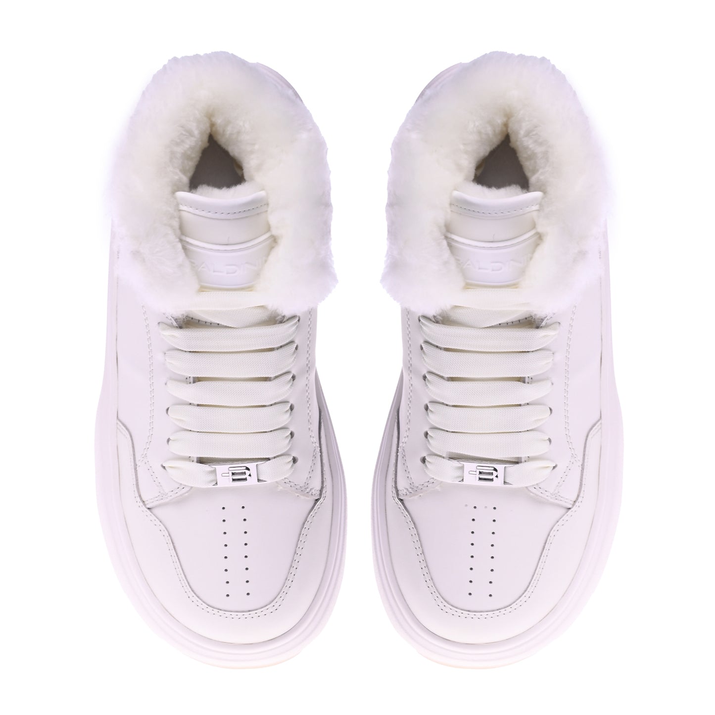 White leather sneaker