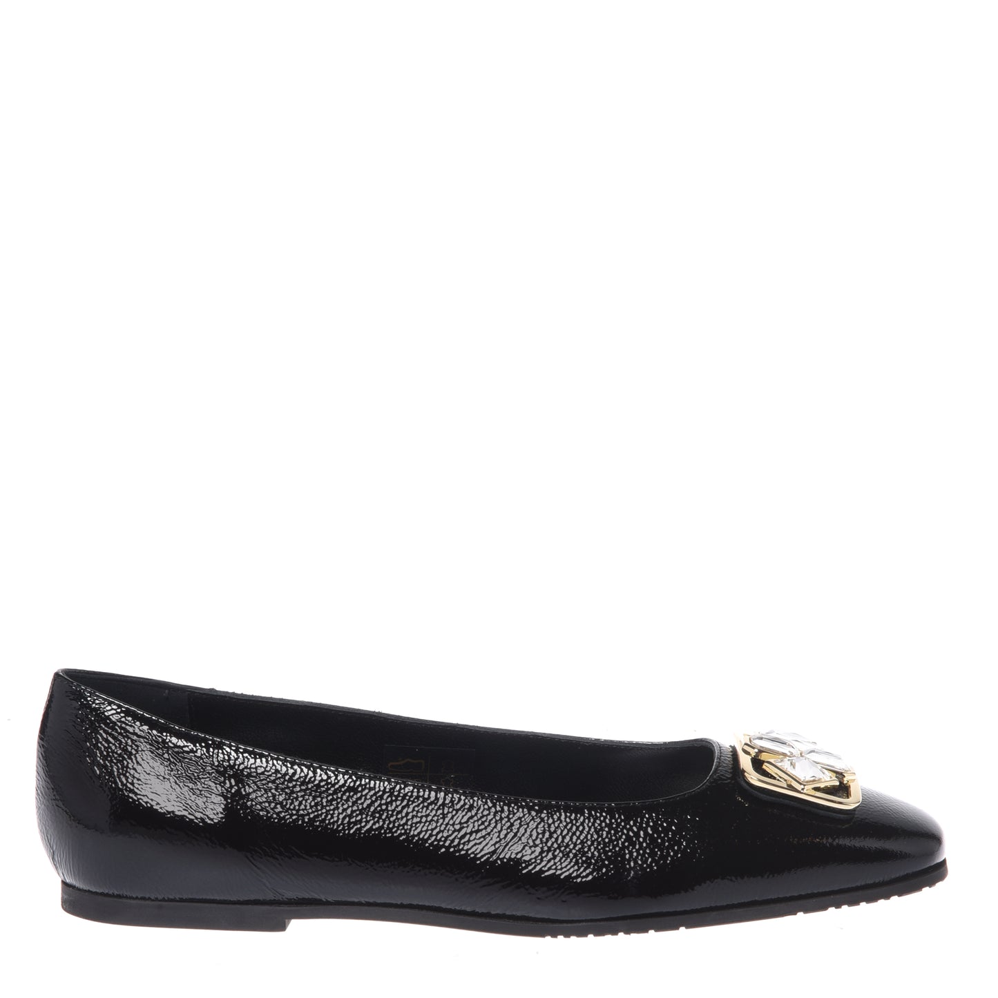 Black naplak ballerinas
