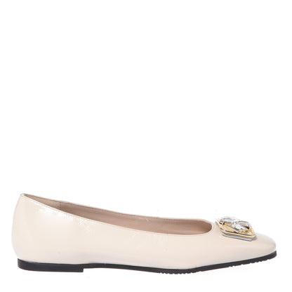 Ballerines vanille en naplak