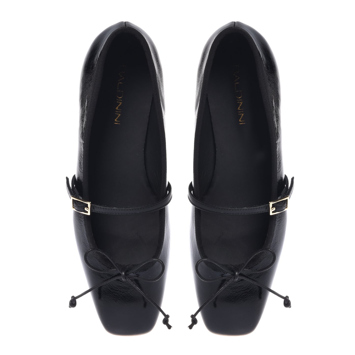Ballerines en naplak noir