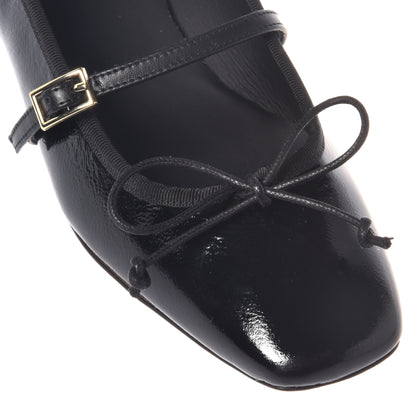 Ballerines en naplak noir