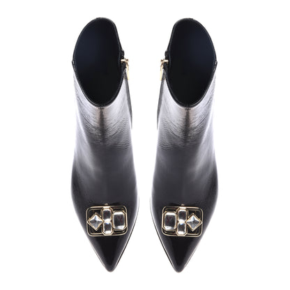 Stivaletti in naplak nero