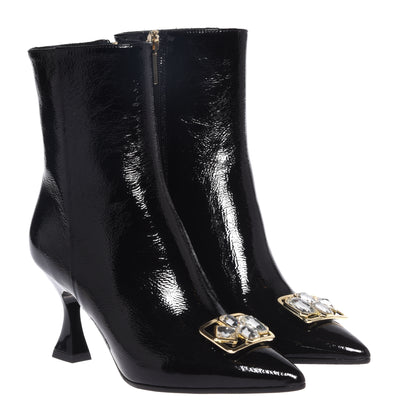 Stivaletti in naplak nero