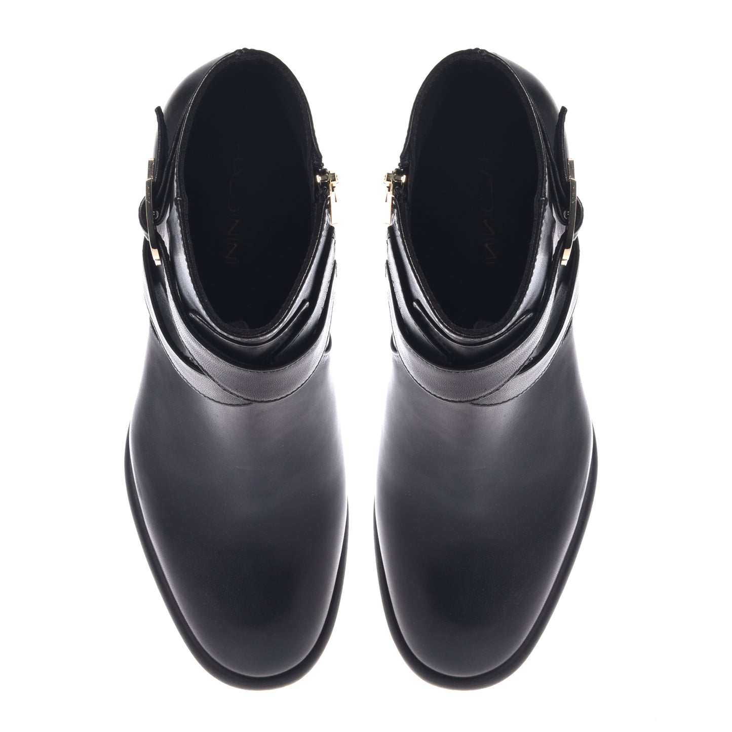 Stivaletti in pelle nera