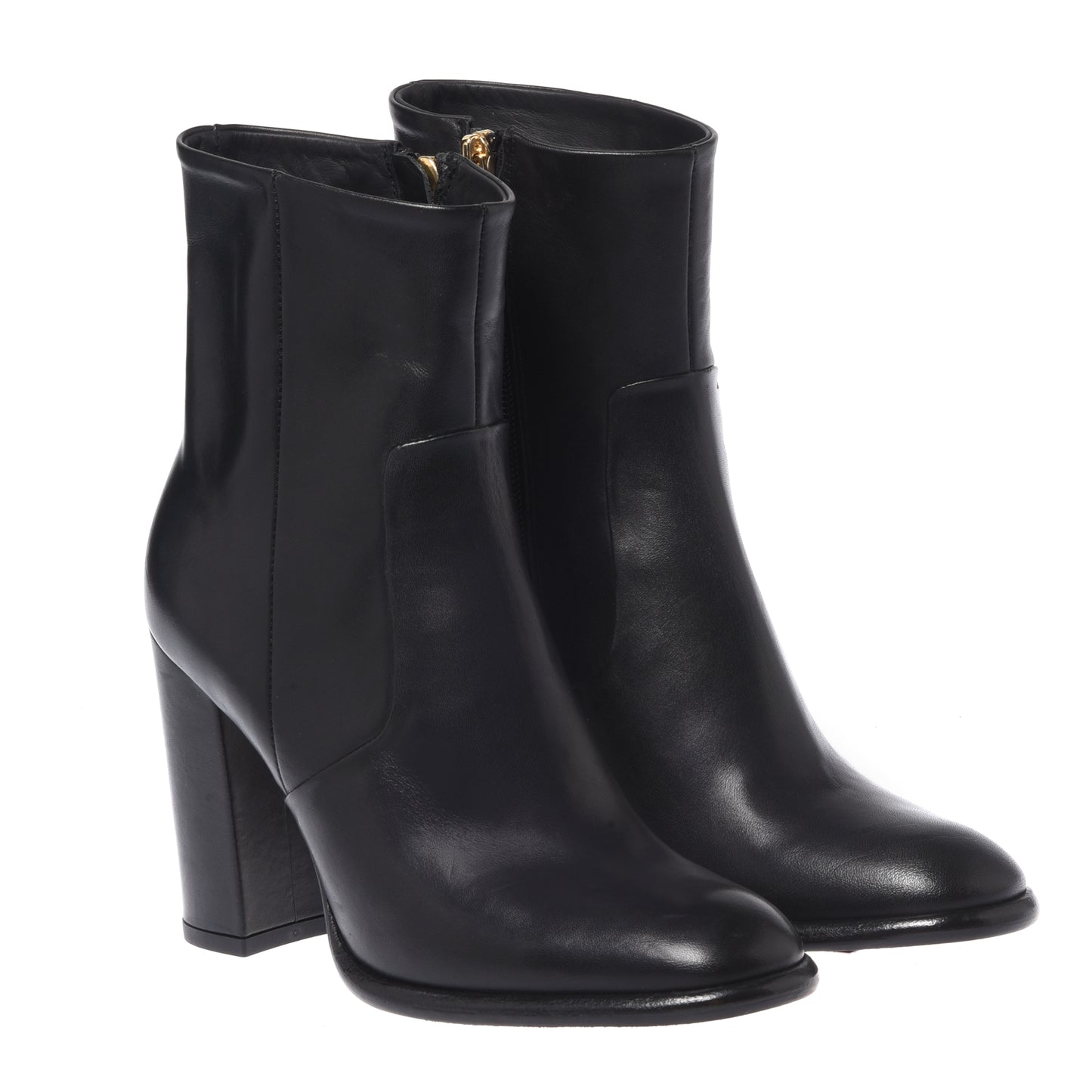 Stivaletti in nappa nera