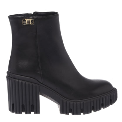 Stivaletti in pelle nera