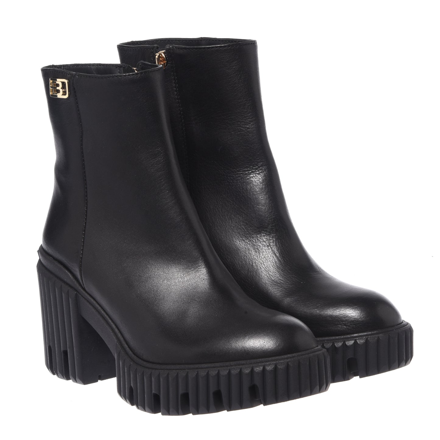 Stivaletti in pelle nera