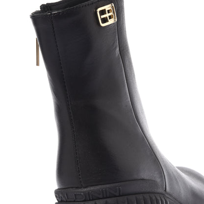 Stivaletti in pelle nera