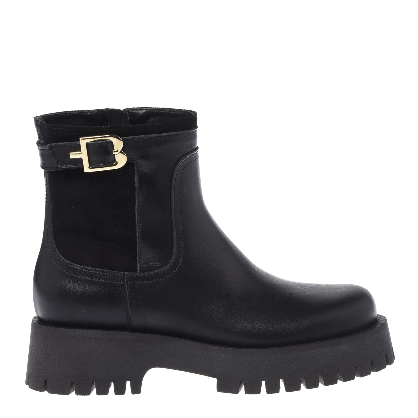 Stivaletti in pelle nera