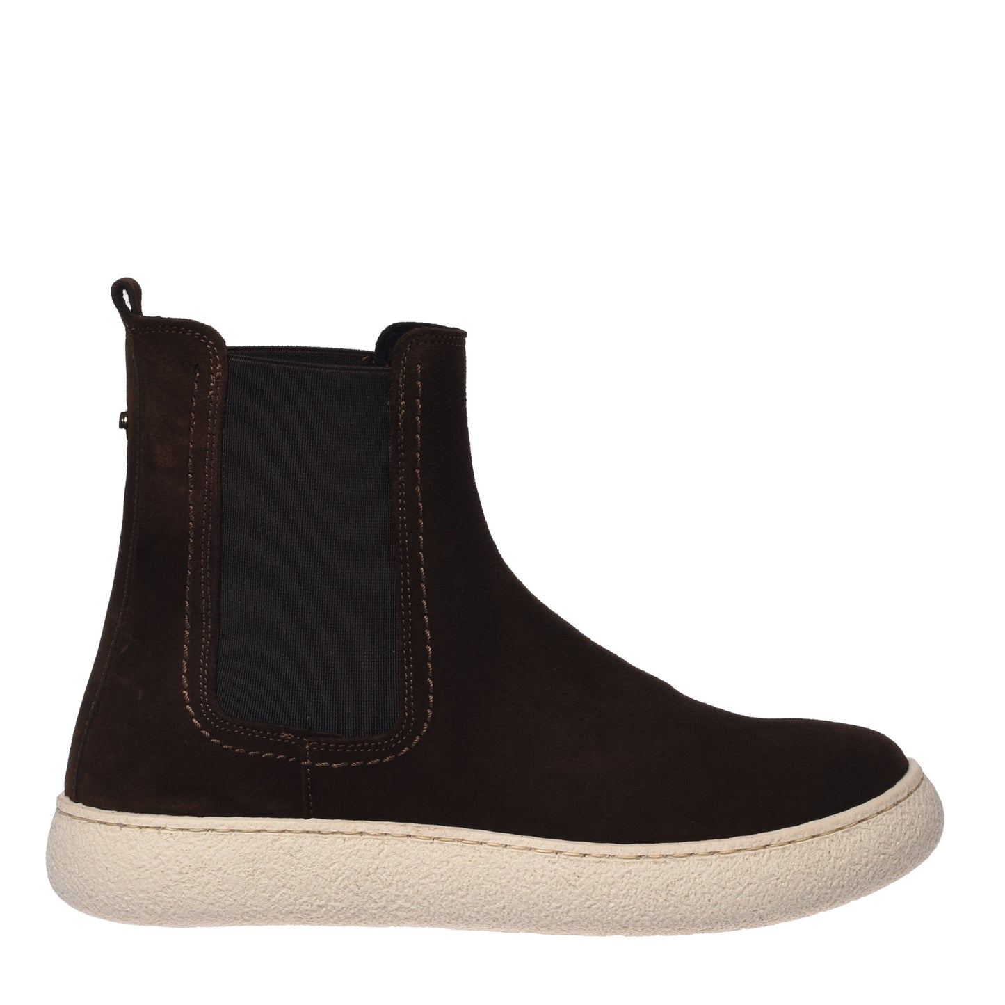 Stivaletti in pelle scamosciata marrone scuro