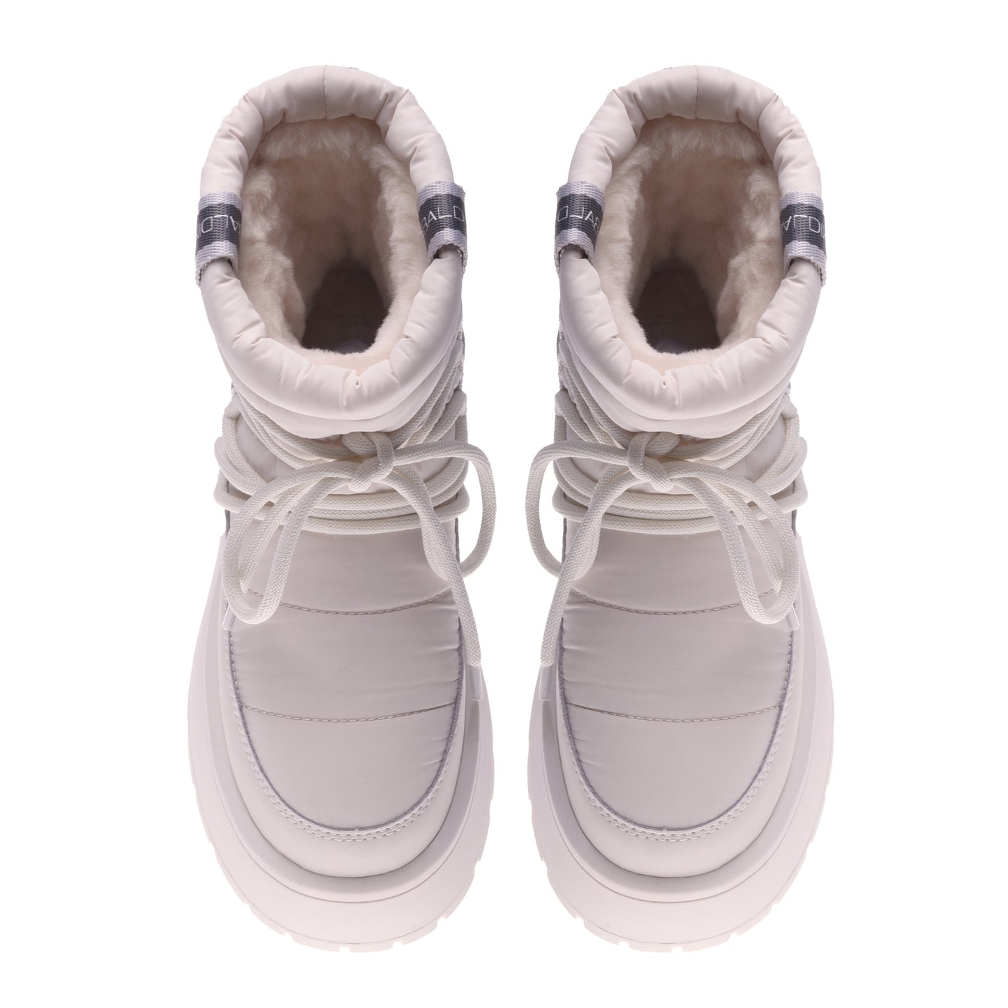 Stivaletto in pelle color carne e nylon