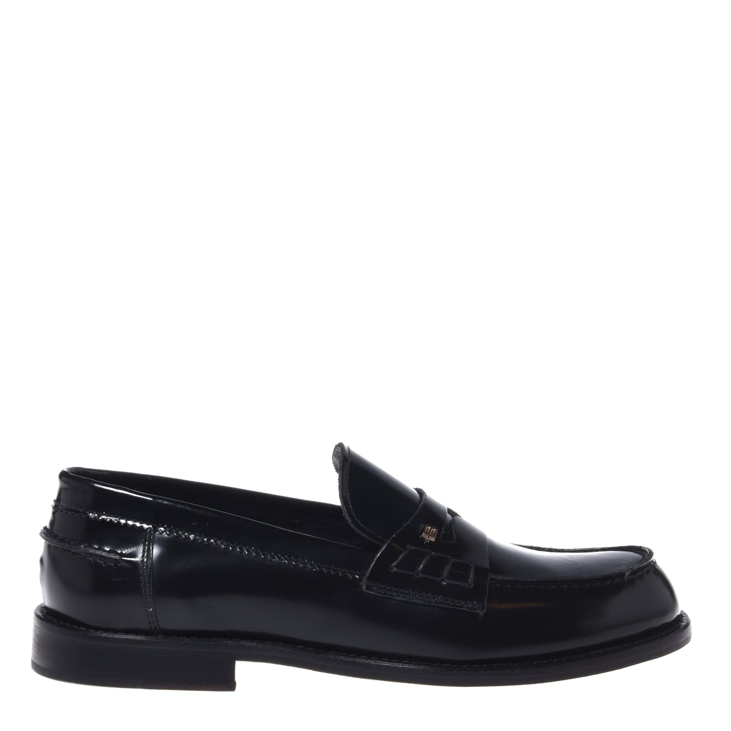 Mocassins en cuir brossé noir