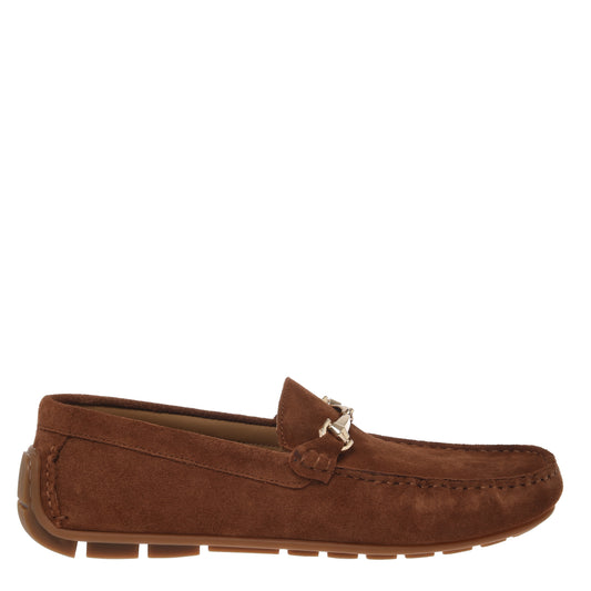 Suede leather moccasin