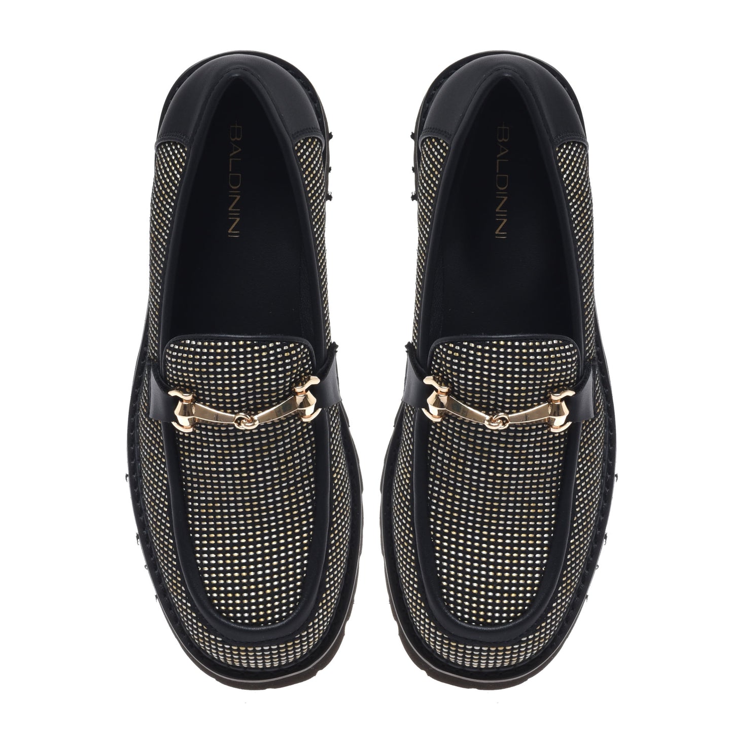 Mocassin en toile noire