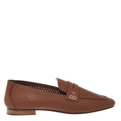 Perforated nappa leather loafer