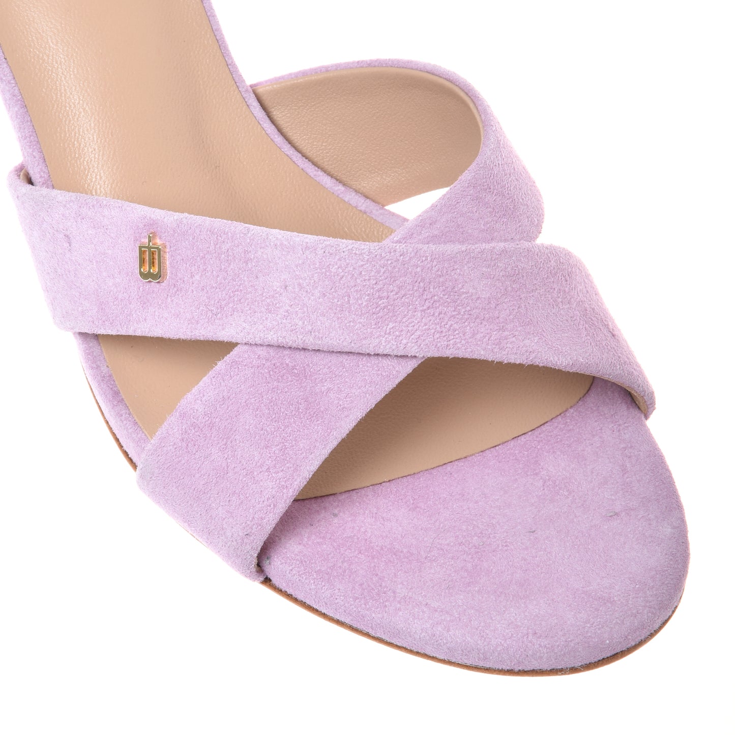 Mules in camoscio lilla