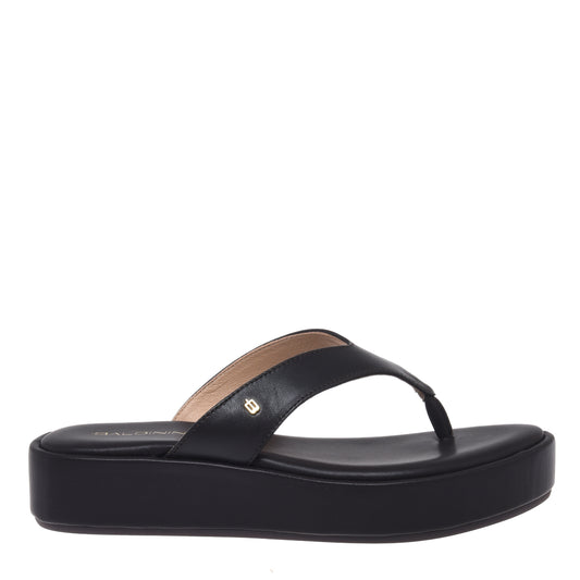 Mule en cuir marron foncé
