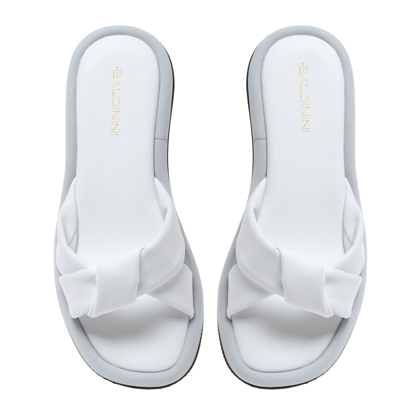 Mule en éco-nappa blanc