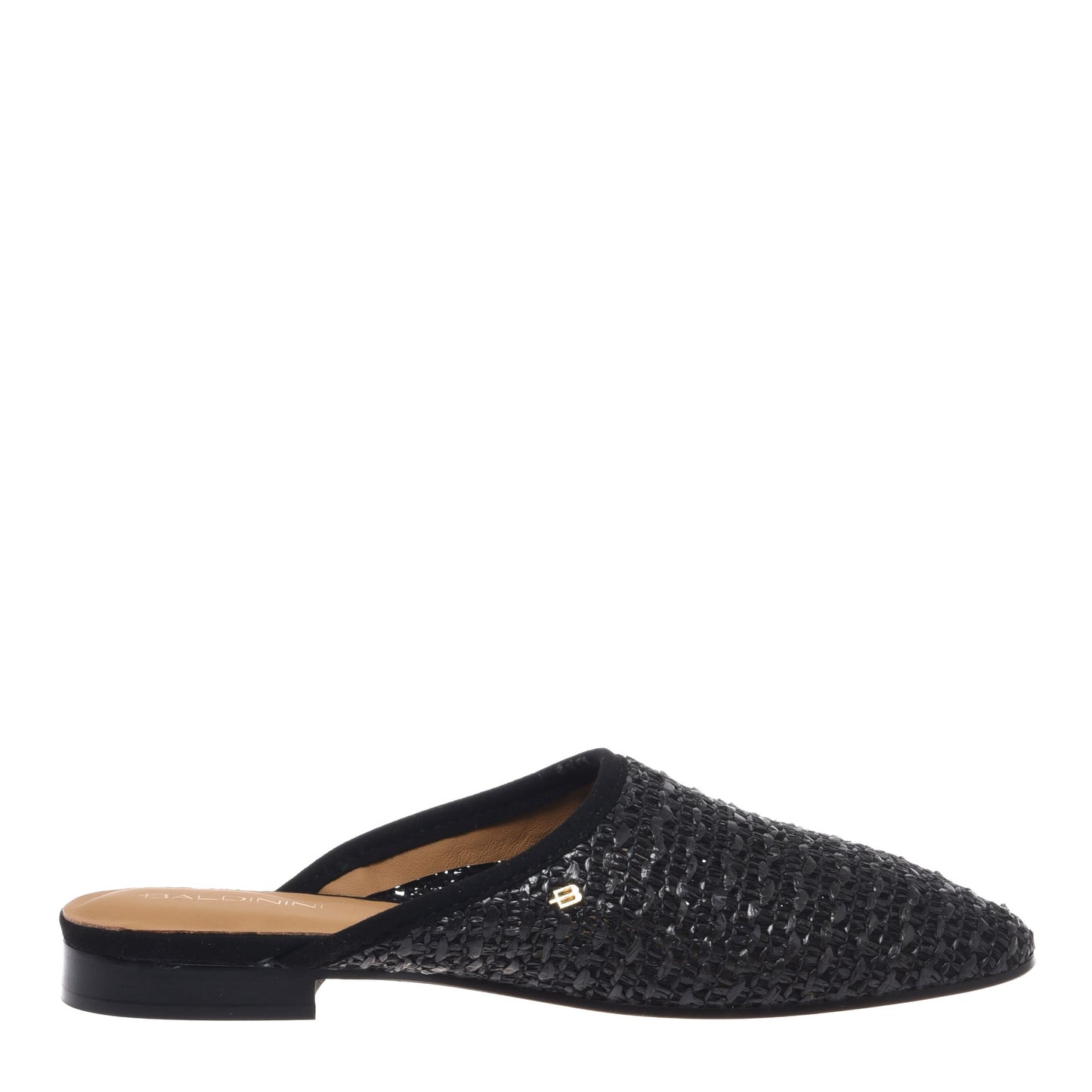 Sabot en raphia noir