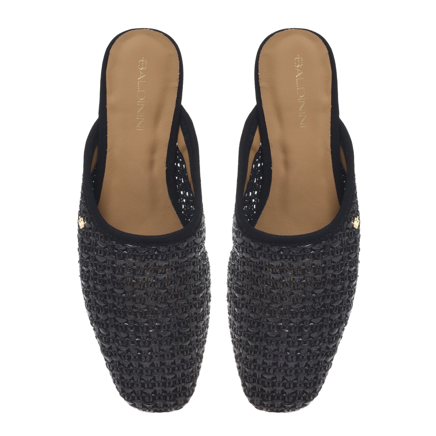 Sabot en raphia noir
