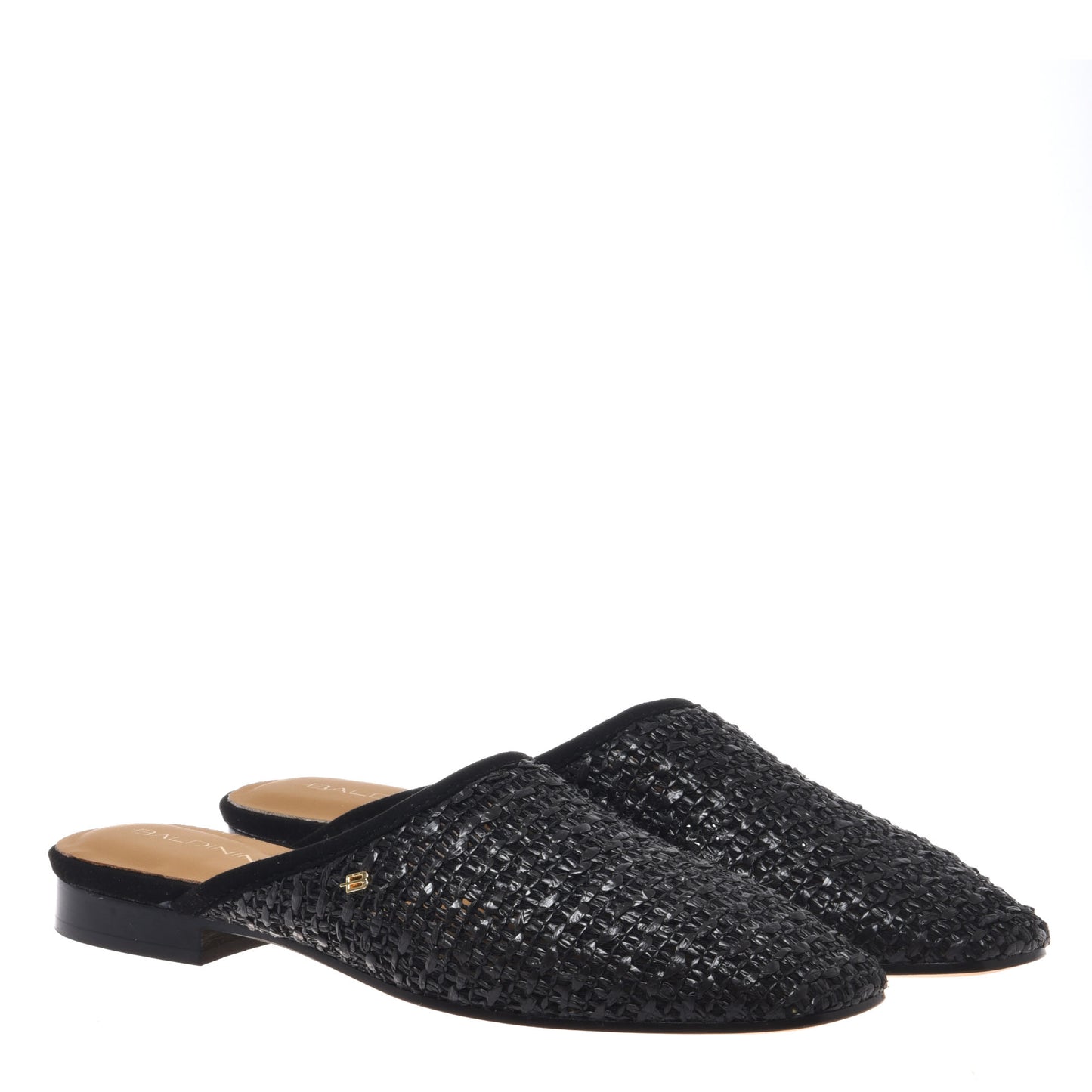Sabot en raphia noir