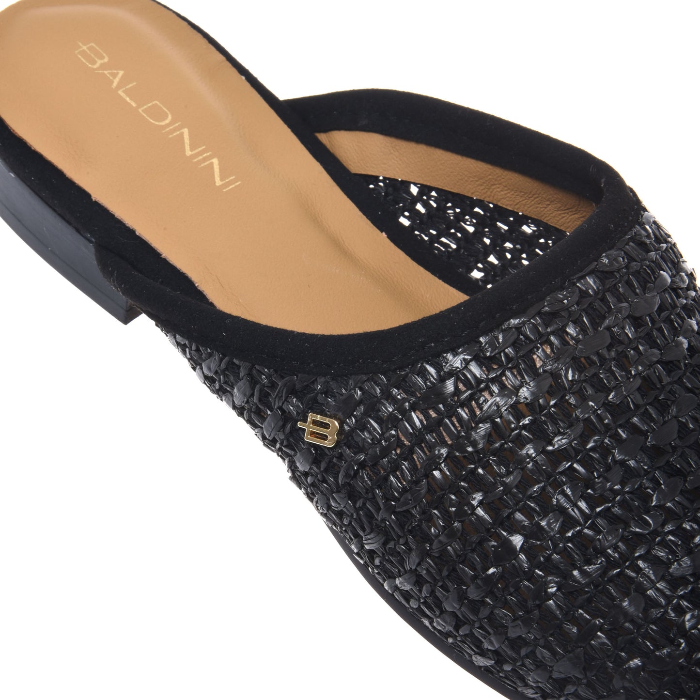 Sabot en raphia noir