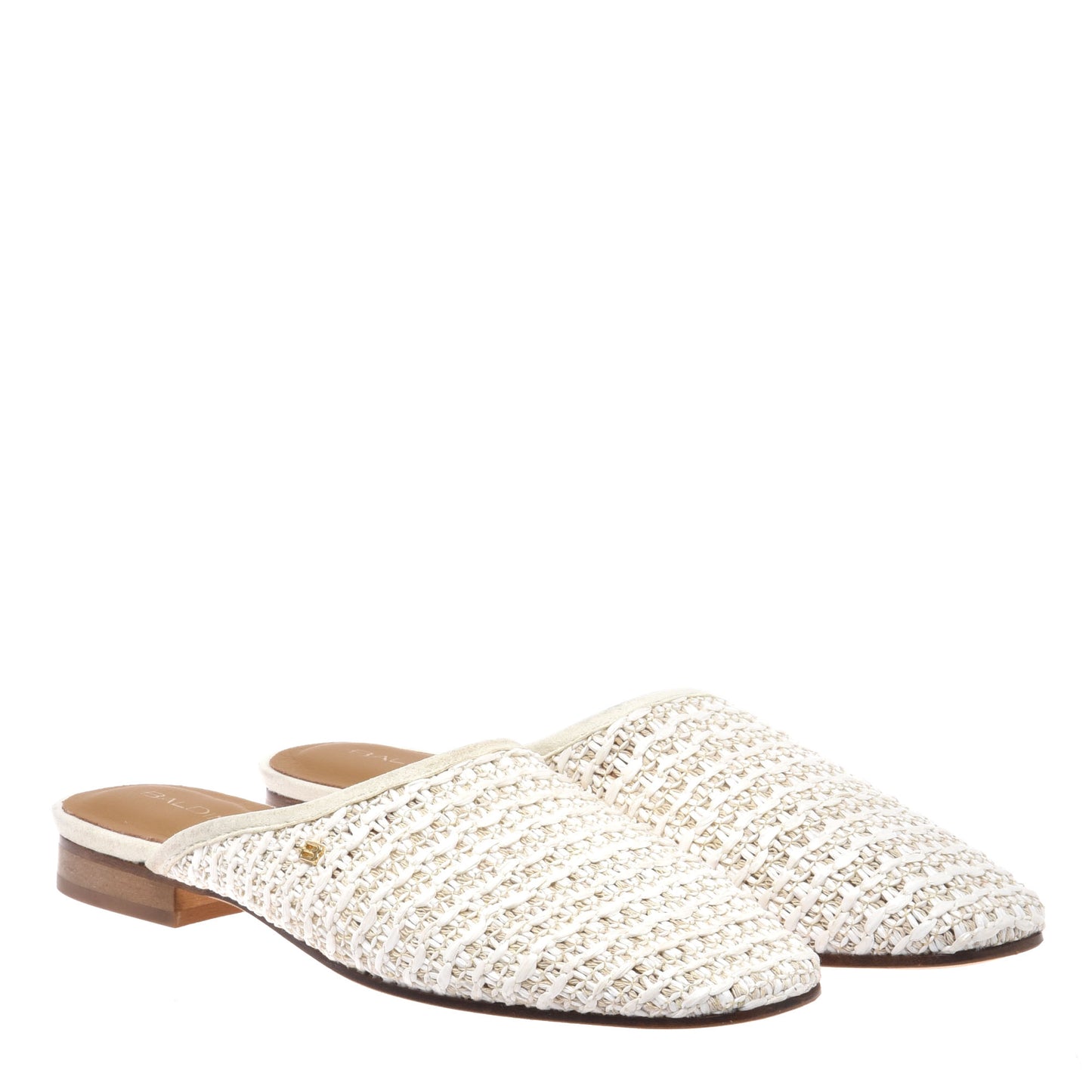 Zoccolo in rafia off-white