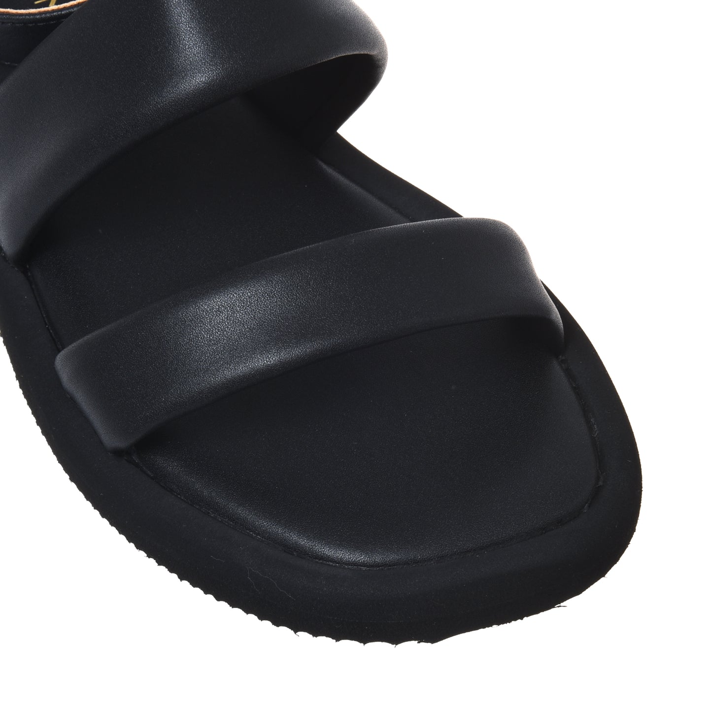 Sandale en nappa éco-nappa noir