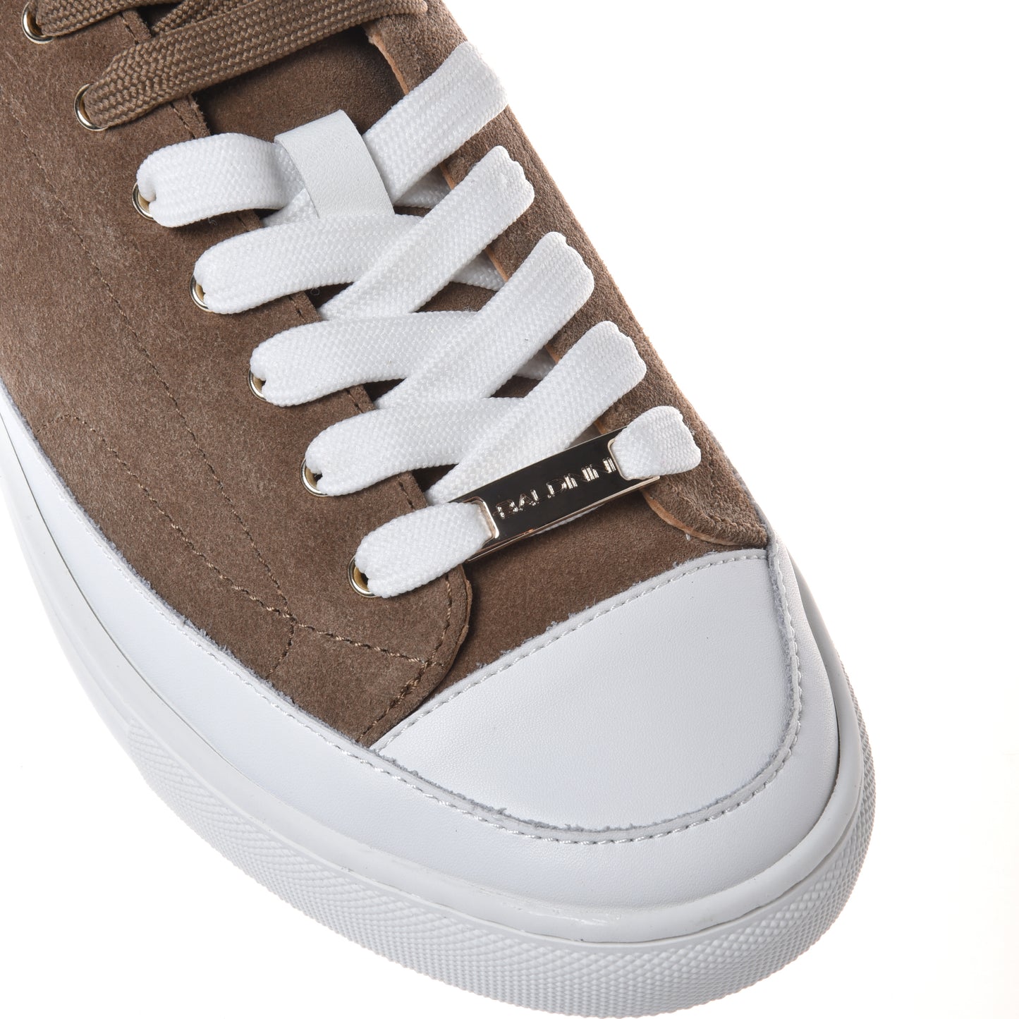 Sneaker en daim taupe