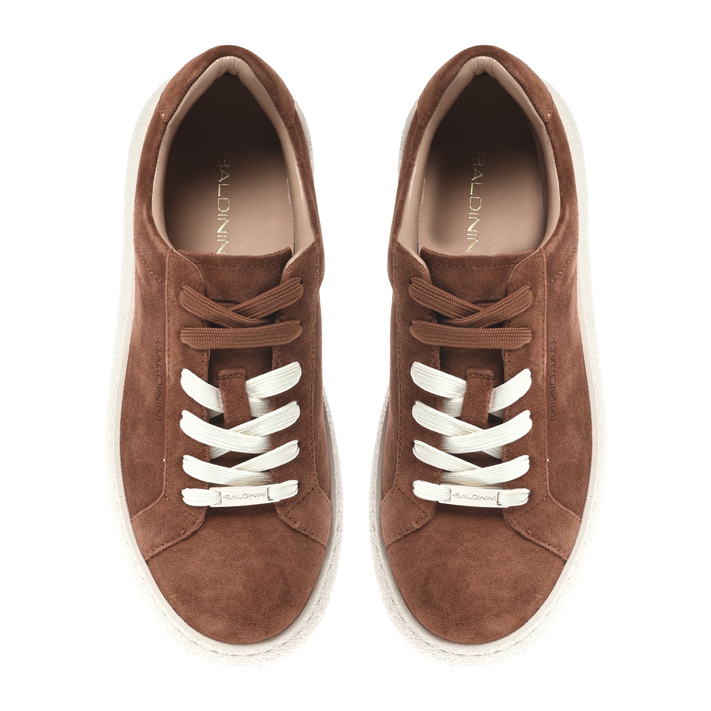 Brown suede sneaker