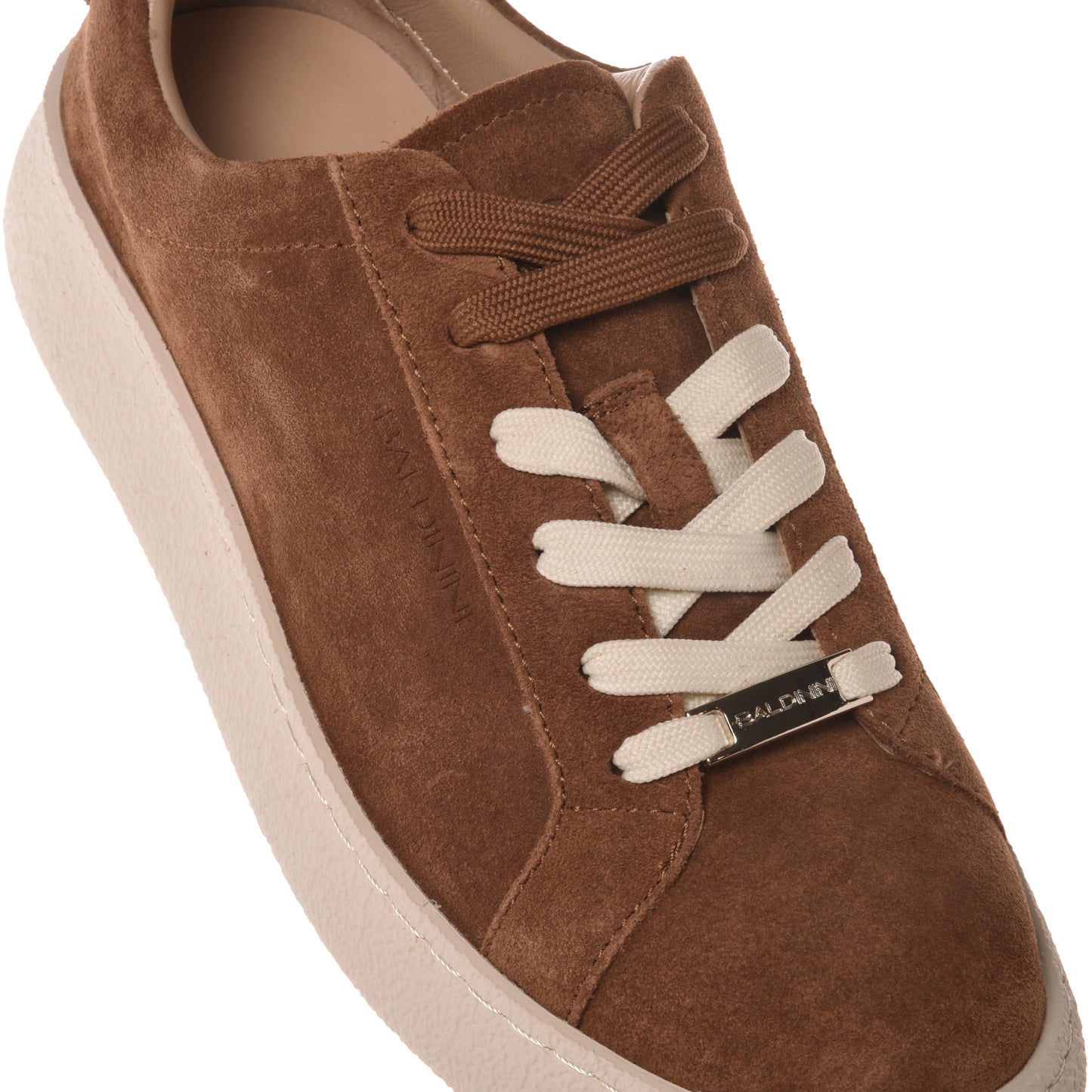 Brown suede sneaker