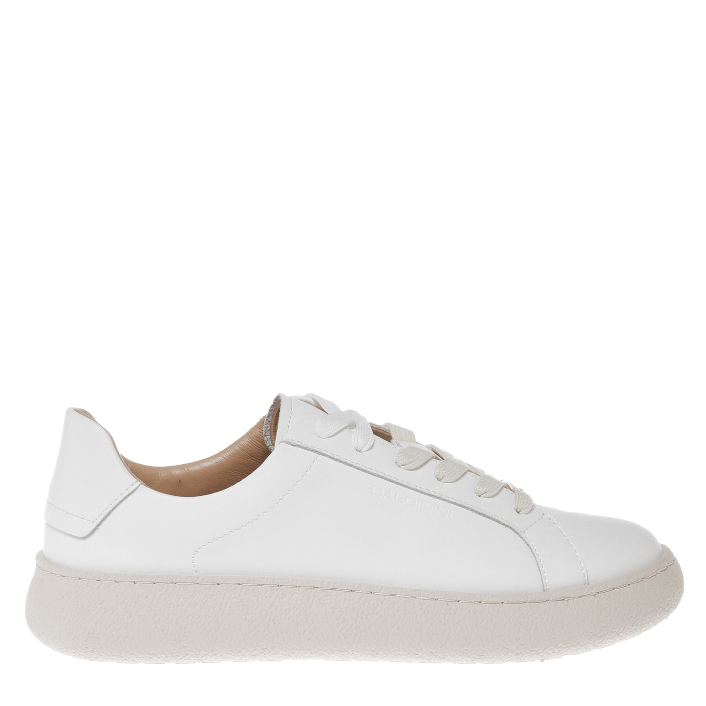 Sneaker en cuir blanc