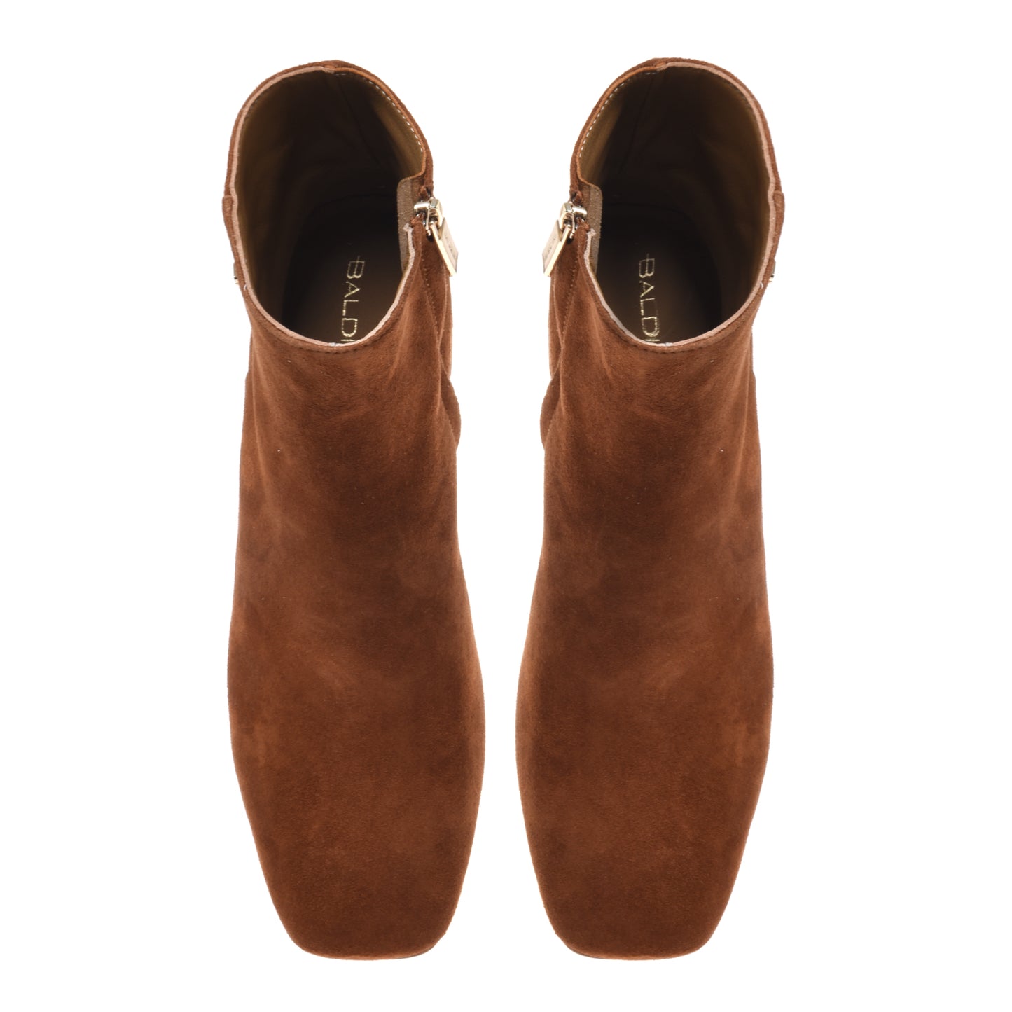 Brown suede ankle boot