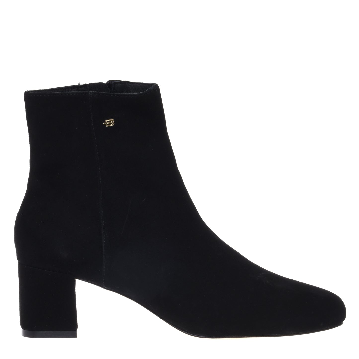 Bottine en cuir noir