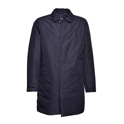 Trench en tissu bleu marine