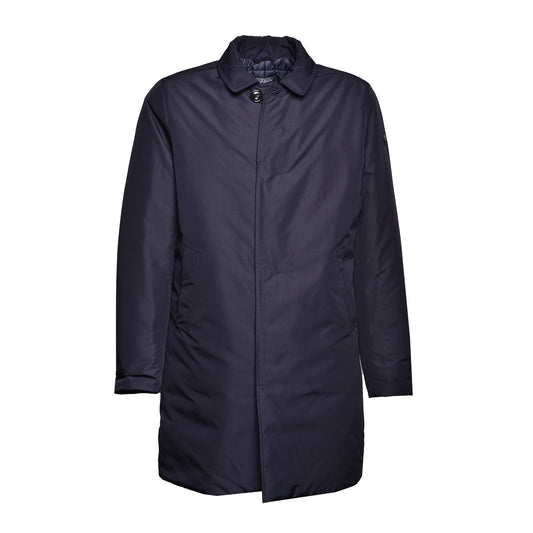 Trench en tissu bleu marine