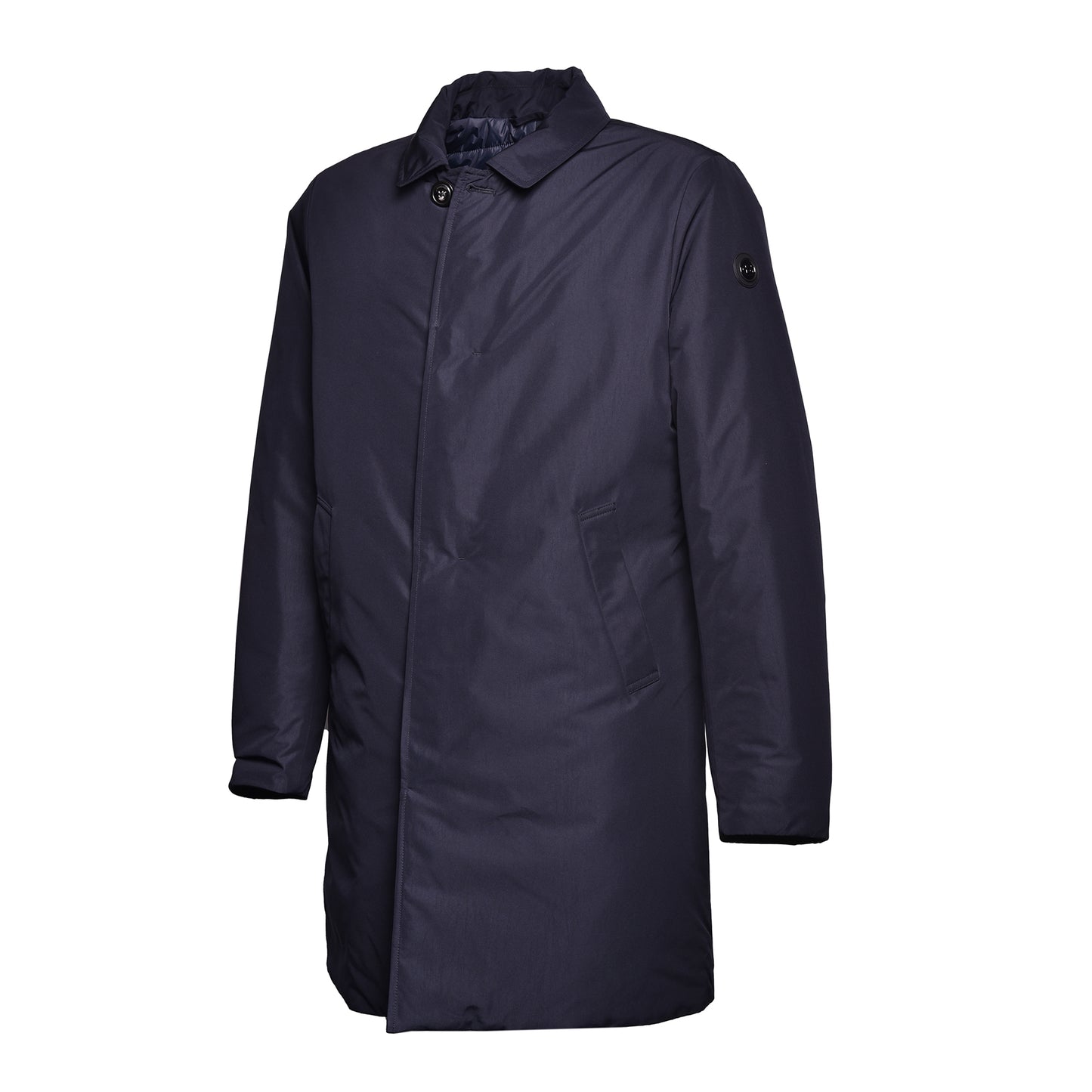 Trench en tissu bleu marine
