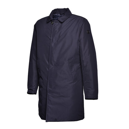 Trench en tissu bleu marine